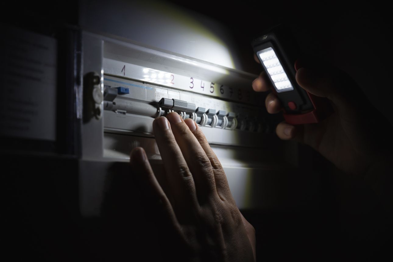 Image of a electricity board