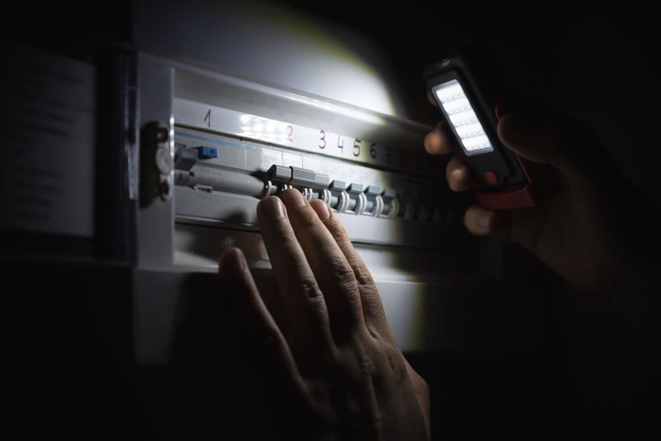 Image of a electricity board